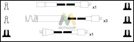 MOTAQUIP Augstsprieguma vadu komplekts LDRL1628