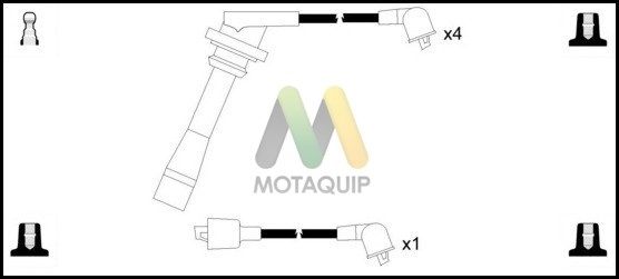 MOTAQUIP Комплект проводов зажигания LDRL1629