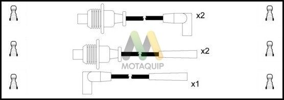 MOTAQUIP Комплект проводов зажигания LDRL1656