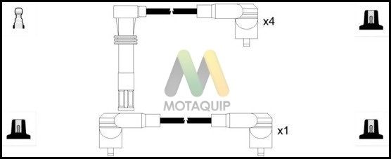 MOTAQUIP Augstsprieguma vadu komplekts LDRL1664