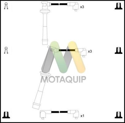 MOTAQUIP Augstsprieguma vadu komplekts LDRL1673