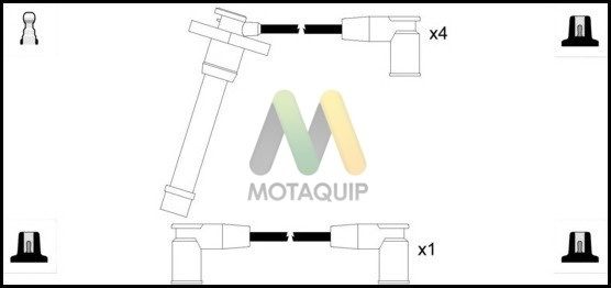 MOTAQUIP Комплект проводов зажигания LDRL1699