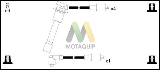 MOTAQUIP Комплект проводов зажигания LDRL1705