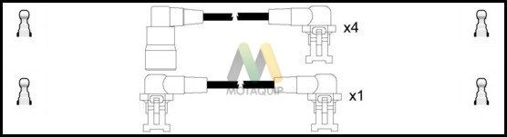 MOTAQUIP Augstsprieguma vadu komplekts LDRL1710