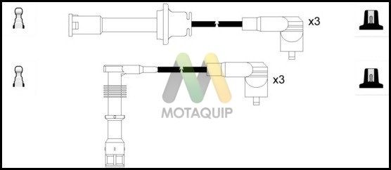MOTAQUIP Комплект проводов зажигания LDRL1734