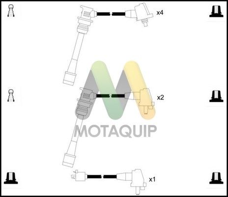 MOTAQUIP Augstsprieguma vadu komplekts LDRL1746