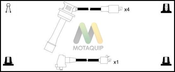 MOTAQUIP Комплект проводов зажигания LDRL1764