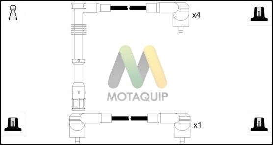 MOTAQUIP Augstsprieguma vadu komplekts LDRL1781