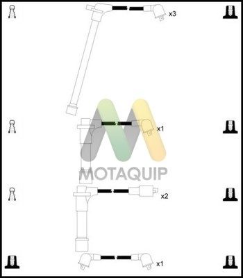 MOTAQUIP Augstsprieguma vadu komplekts LDRL1782