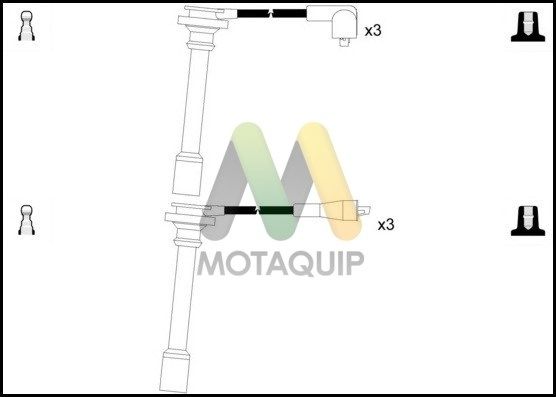 MOTAQUIP Augstsprieguma vadu komplekts LDRL1791