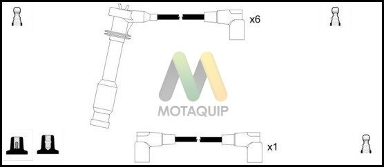 MOTAQUIP Augstsprieguma vadu komplekts LDRL1815