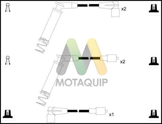 MOTAQUIP Augstsprieguma vadu komplekts LDRL1843