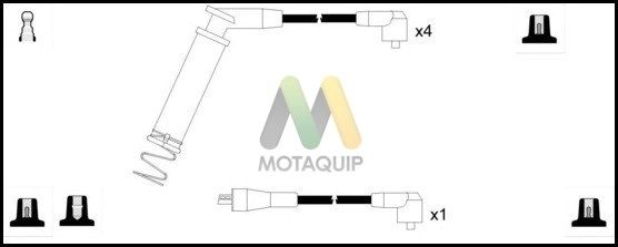 MOTAQUIP Augstsprieguma vadu komplekts LDRL1849