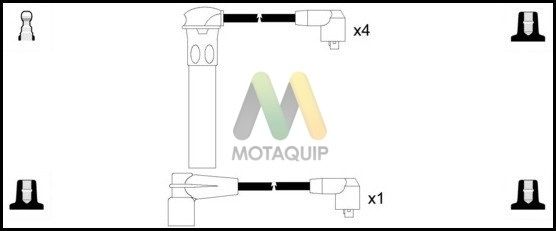 MOTAQUIP Комплект проводов зажигания LDRL589