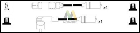 MOTAQUIP Augstsprieguma vadu komplekts LDRL613