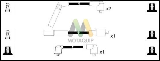 MOTAQUIP Комплект проводов зажигания LDRL651