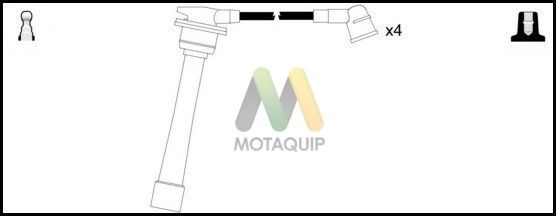 MOTAQUIP Комплект проводов зажигания LDRL707