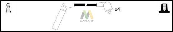 MOTAQUIP Комплект проводов зажигания LDRL788
