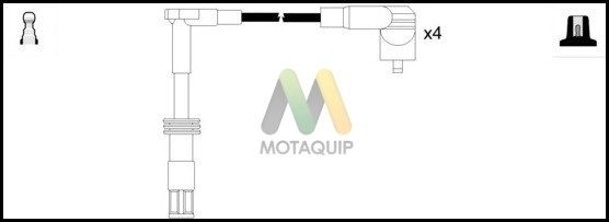 MOTAQUIP Комплект проводов зажигания LDRL811