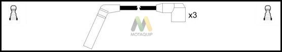 MOTAQUIP Комплект проводов зажигания LDRL819