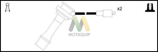 MOTAQUIP Комплект проводов зажигания LDRL874
