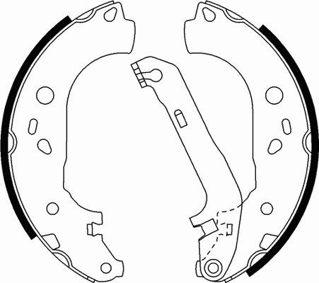 MOTAQUIP Комплект тормозных колодок LVBS807