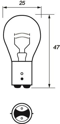 MOTAQUIP Лампа накаливания, фара дневного освещения LVEB380
