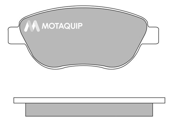 MOTAQUIP Bremžu uzliku kompl., Disku bremzes LVXL1007