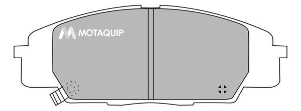 MOTAQUIP Комплект тормозных колодок, дисковый тормоз LVXL1023