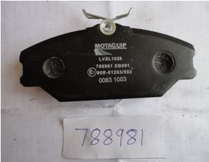 MOTAQUIP Комплект тормозных колодок, дисковый тормоз LVXL1028