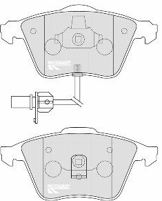 MOTAQUIP Комплект тормозных колодок, дисковый тормоз LVXL1031