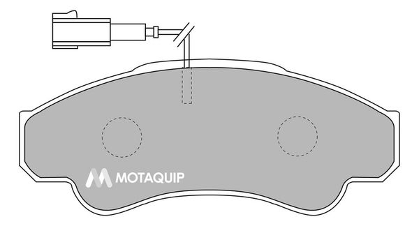 MOTAQUIP Комплект тормозных колодок, дисковый тормоз LVXL1034