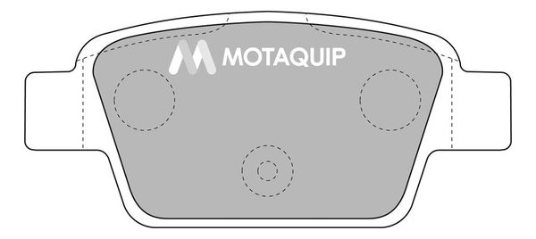 MOTAQUIP Комплект тормозных колодок, дисковый тормоз LVXL1037