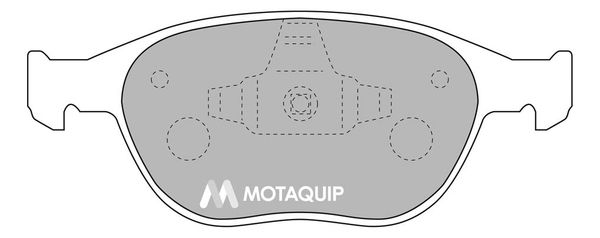MOTAQUIP Комплект тормозных колодок, дисковый тормоз LVXL1046