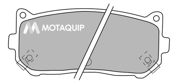 MOTAQUIP Комплект тормозных колодок, дисковый тормоз LVXL1053