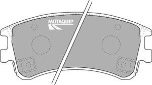 MOTAQUIP Комплект тормозных колодок, дисковый тормоз LVXL1064