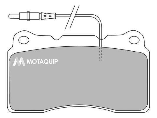 MOTAQUIP Комплект тормозных колодок, дисковый тормоз LVXL1088