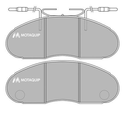 MOTAQUIP Комплект тормозных колодок, дисковый тормоз LVXL109
