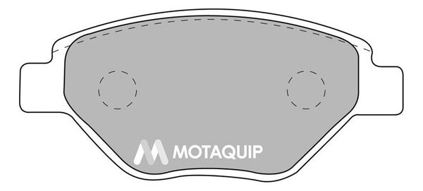 MOTAQUIP Комплект тормозных колодок, дисковый тормоз LVXL1095