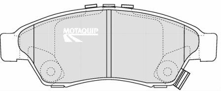 MOTAQUIP Комплект тормозных колодок, дисковый тормоз LVXL1102