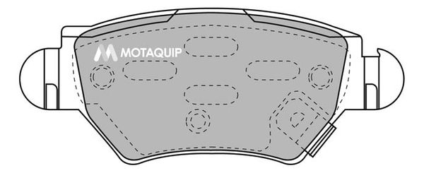 MOTAQUIP Bremžu uzliku kompl., Disku bremzes LVXL1113