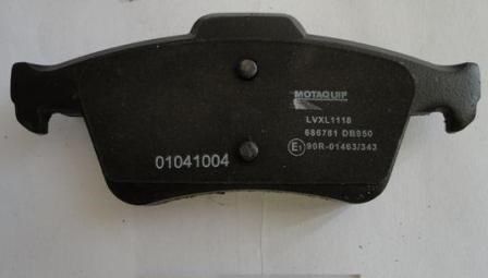 MOTAQUIP Комплект тормозных колодок, дисковый тормоз LVXL1118