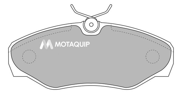 MOTAQUIP Комплект тормозных колодок, дисковый тормоз LVXL1122