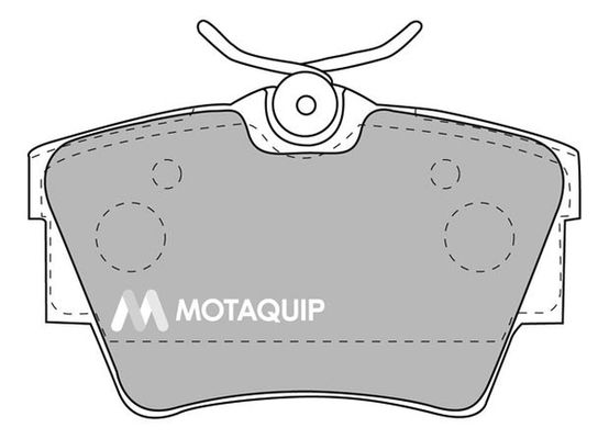 MOTAQUIP Bremžu uzliku kompl., Disku bremzes LVXL1123