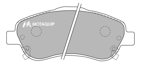 MOTAQUIP Комплект тормозных колодок, дисковый тормоз LVXL1136