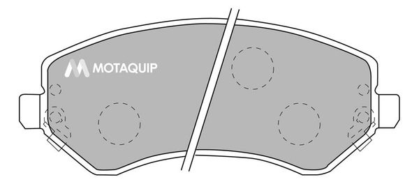 MOTAQUIP Комплект тормозных колодок, дисковый тормоз LVXL1142