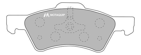 MOTAQUIP Комплект тормозных колодок, дисковый тормоз LVXL1143