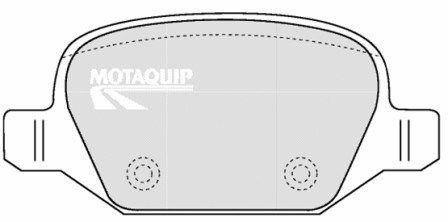 MOTAQUIP Комплект тормозных колодок, дисковый тормоз LVXL1164