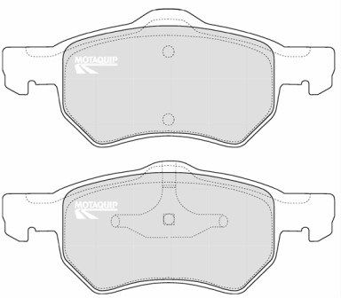 MOTAQUIP Комплект тормозных колодок, дисковый тормоз LVXL1178