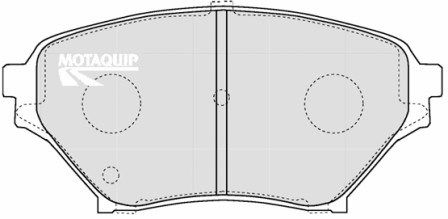MOTAQUIP Комплект тормозных колодок, дисковый тормоз LVXL1210